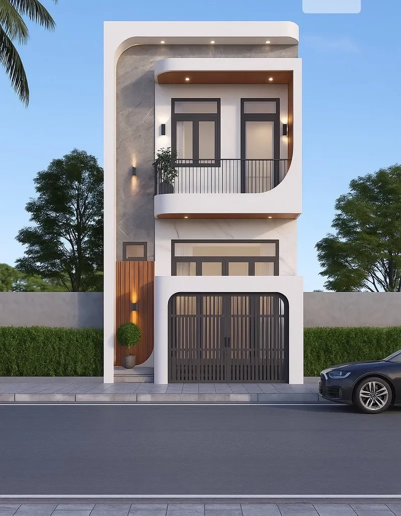 Nhà phố hiện đại kính sang trọng