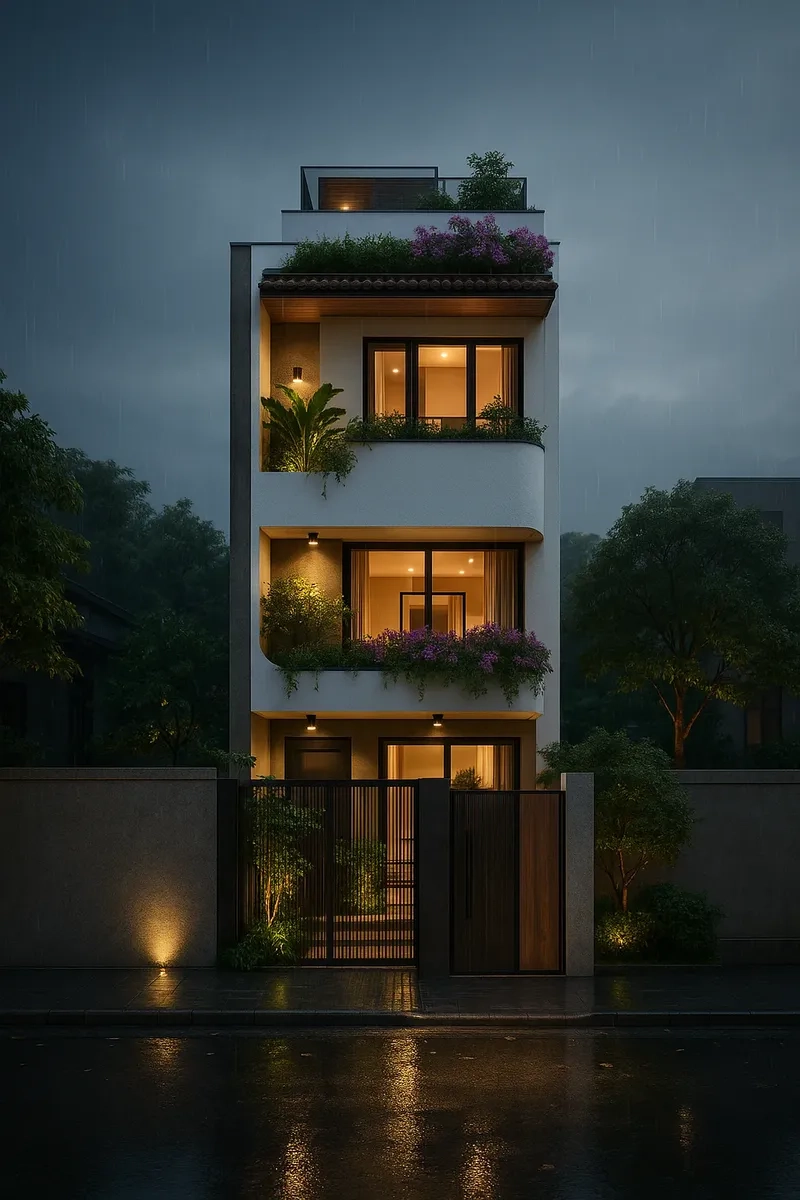 Chi phí xây nhà phố hiện đại