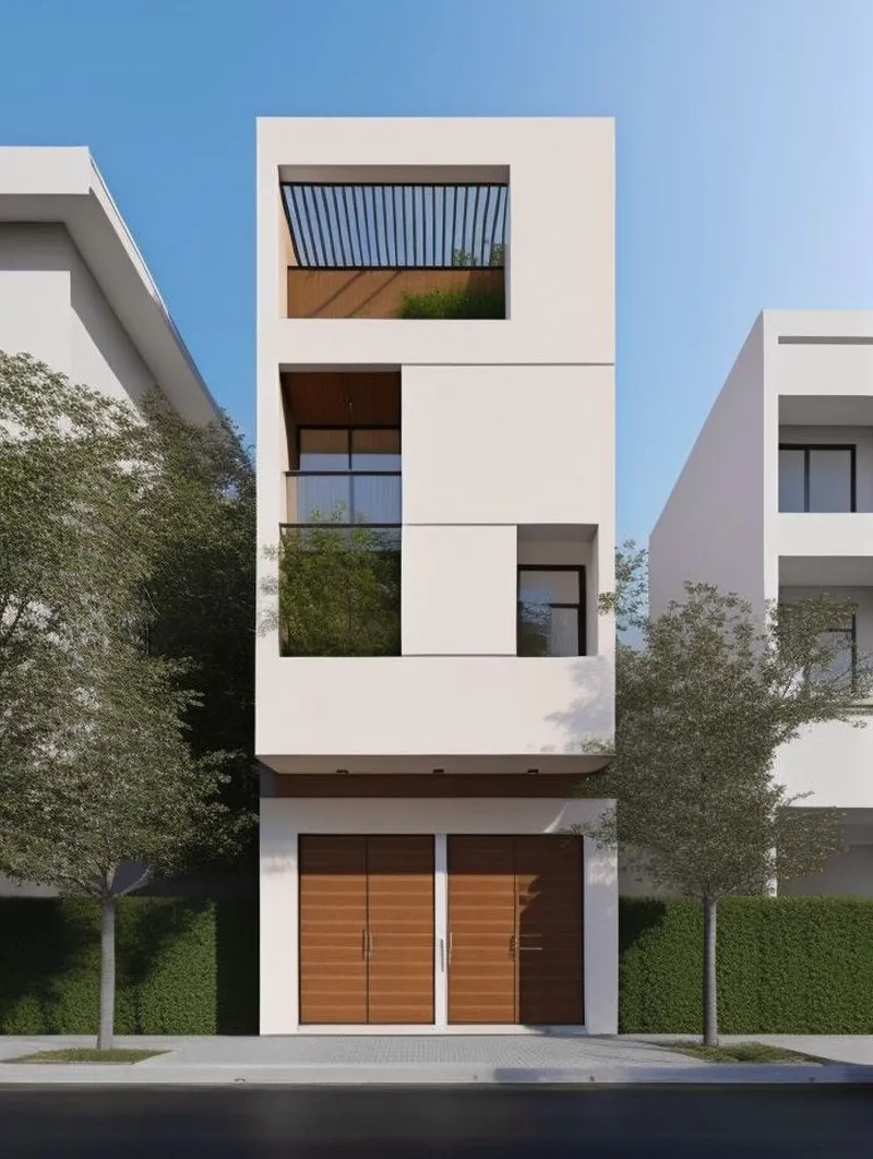 Thiết kế nhà phố 5m sáng tạo