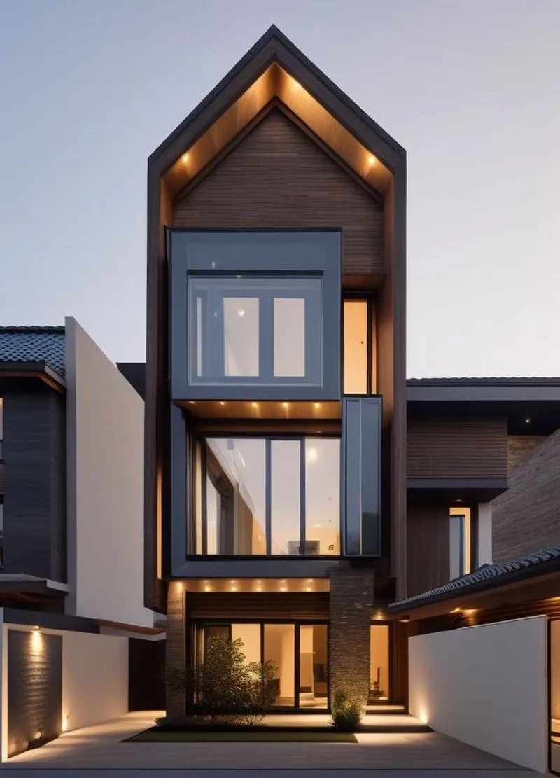 Mẫu nhà 5m mái thái