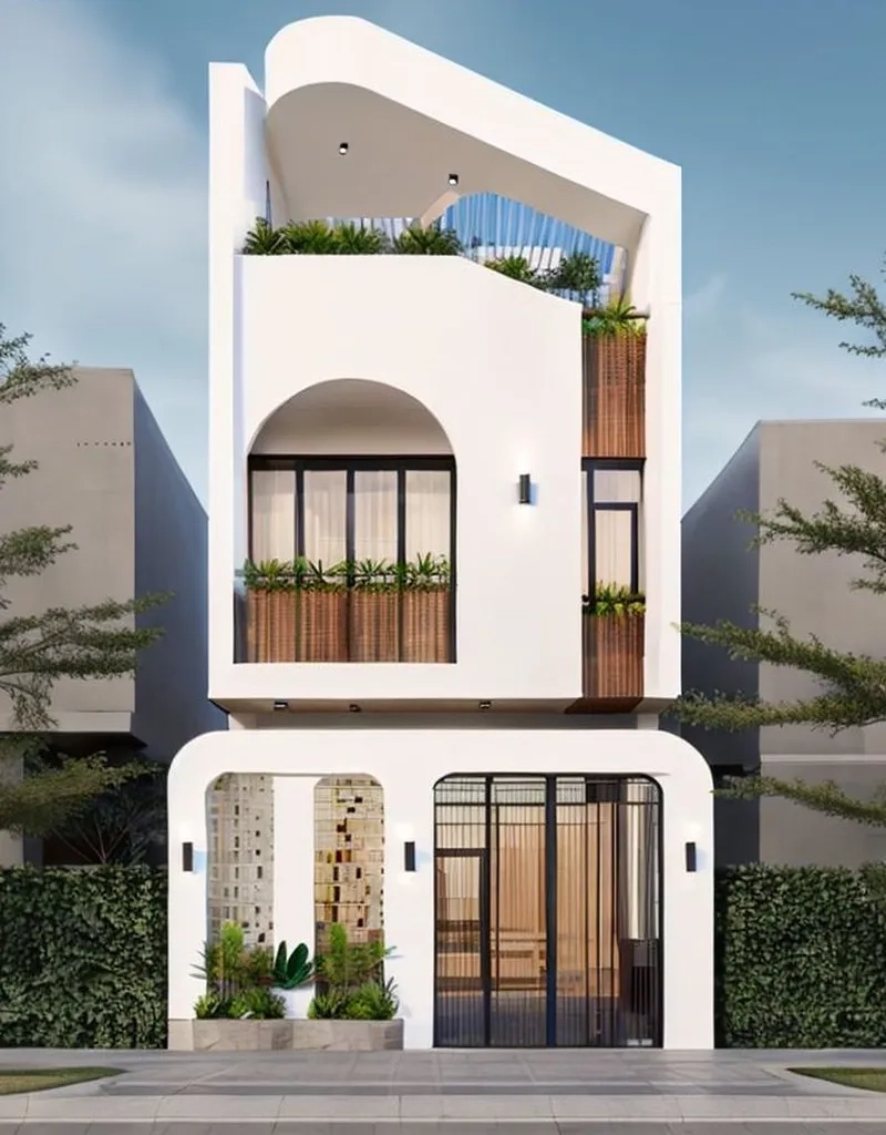 Chi phí xây nhà mặt tiền 5m