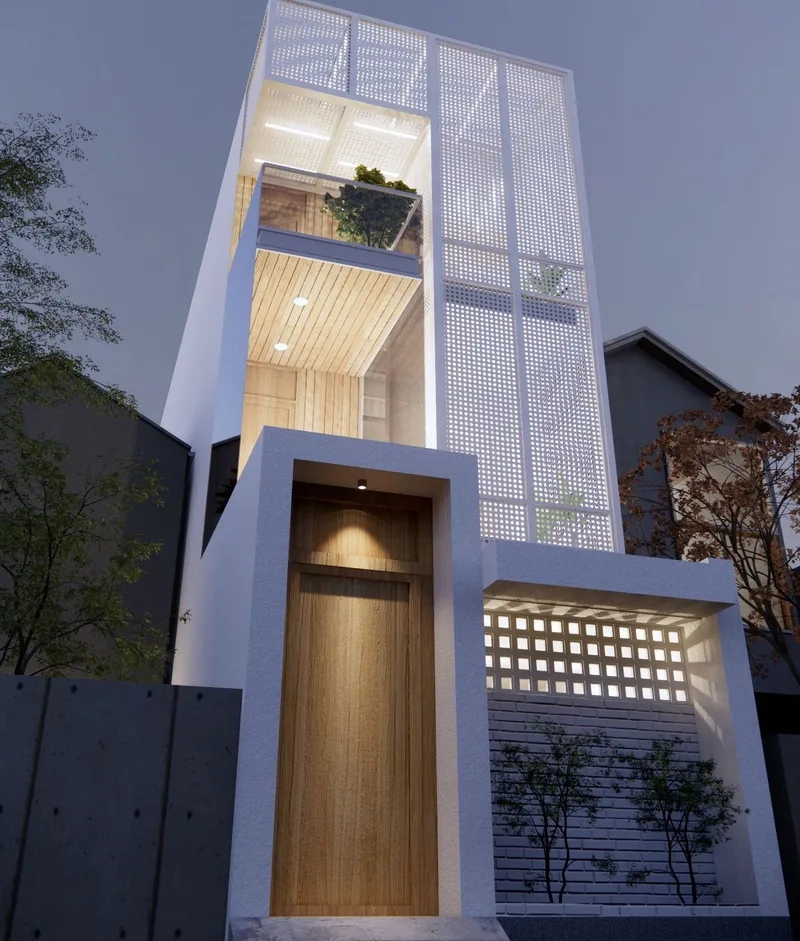 Những mẫu nhà phố 6x12m