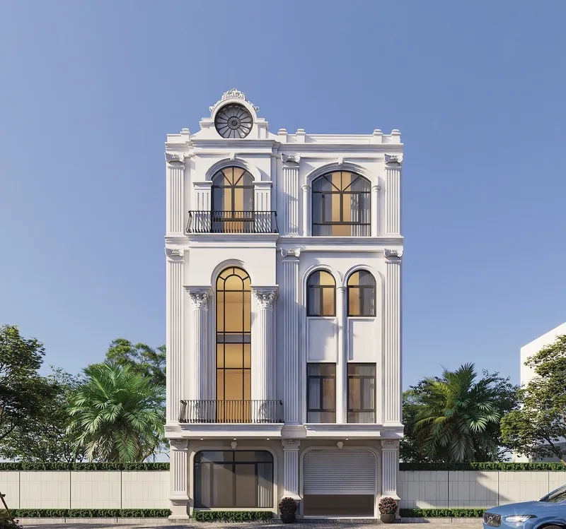 Nhà phố mặt tiền 7m hiện đại