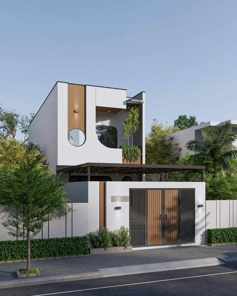 Nhà 7m có gara ô tô