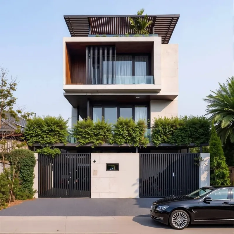 Mặt tiền 7m tân cổ điển