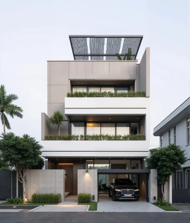 Nhà ống mặt tiền 7m thoáng đãng