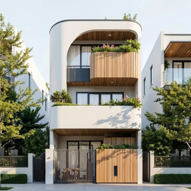 Thiết kế nhà 4 tầng 7m cao cấp