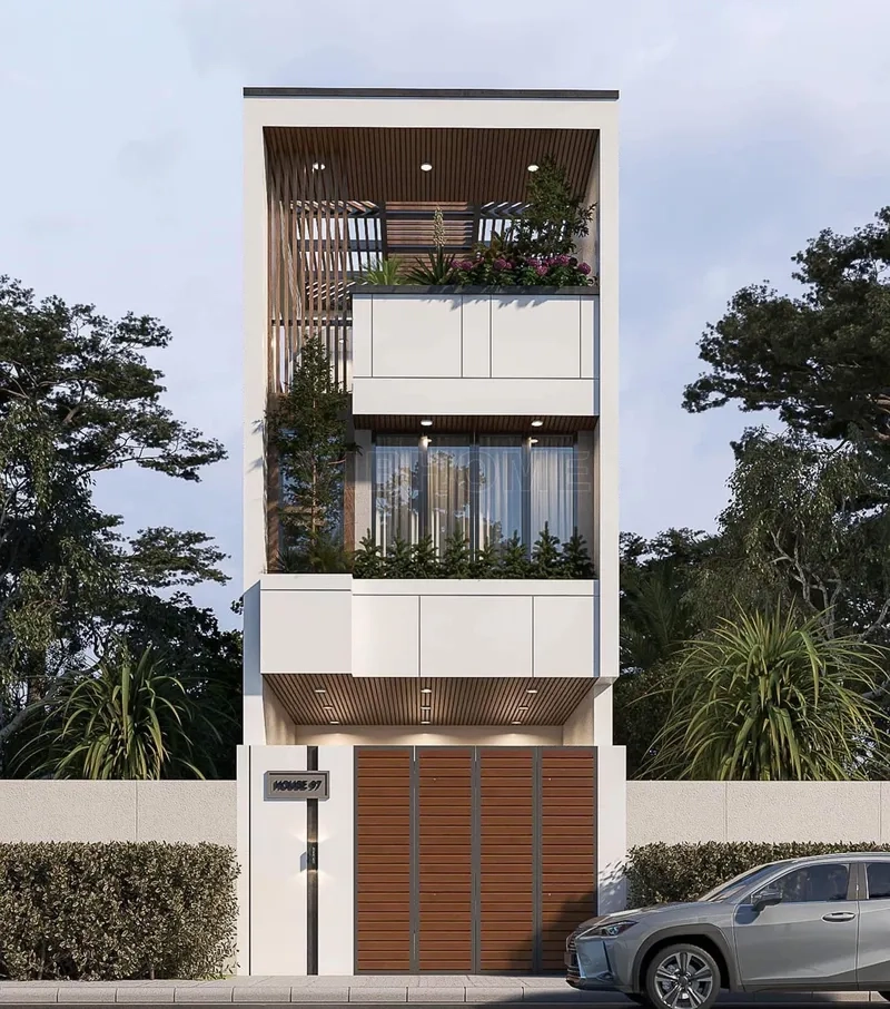 Nhà 7m có gác lửng tiện nghi