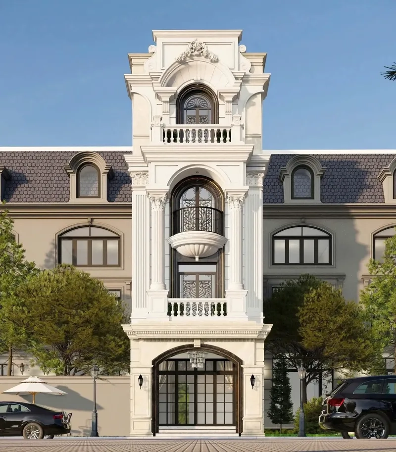 Mẫu nhà phố tân cổ điển đẹp nhất