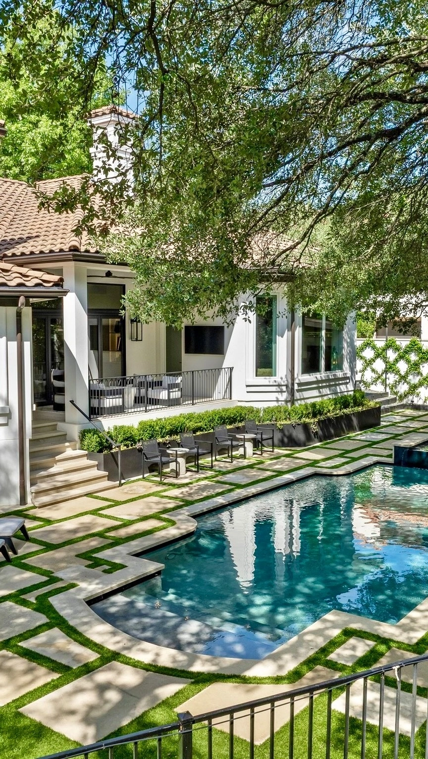 Không gian xanh bao quanh mẫu biệt thự vườn 1 tầng nghỉ dưỡng