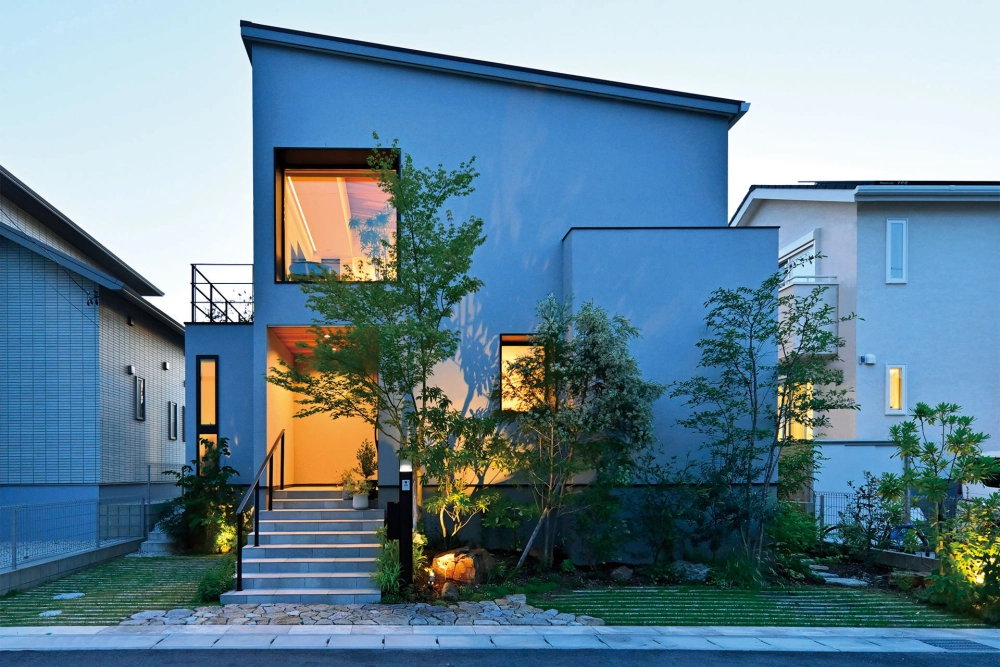 Không gian xanh mát bao quanh biệt thự nhà vườn 2 tầng đẹp