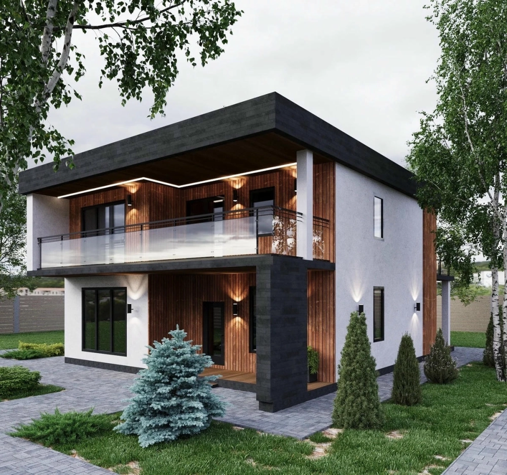 Kiến trúc biệt thự vườn 2 tầng hiện đại với hồ bơi sang trọng