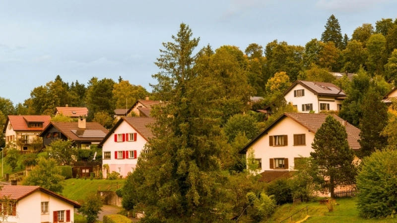 Giàn hoa leo lãng mạn là nét đặc trưng của mẫu nhà vườn châu âu đẹp