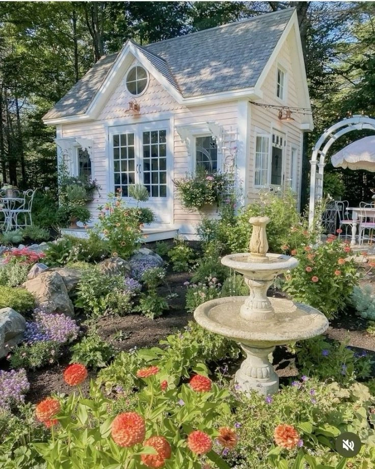 Khuôn viên nhà vườn đẹp như resort nghỉ dưỡng cao cấp