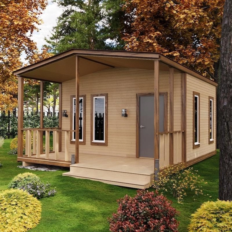 Mặt tiền mẫu nhà vườn cấp 4 giá rẻ với hệ mái thái đỏ tươi