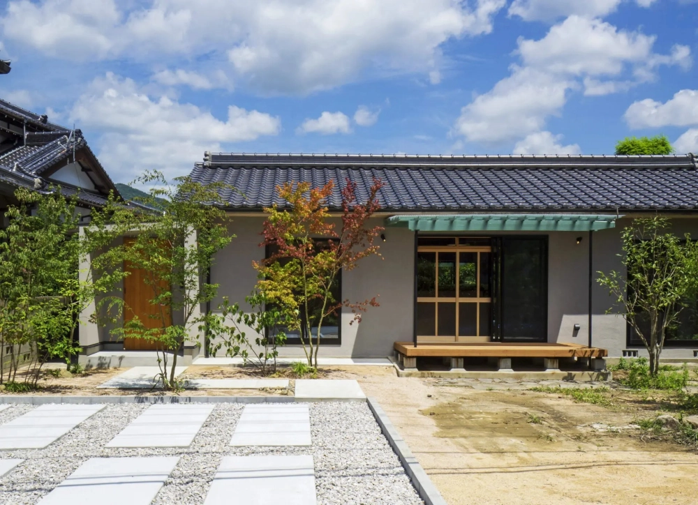 Nhà vườn mái Nhật phong cách tối giản kiểu Nhật Bản