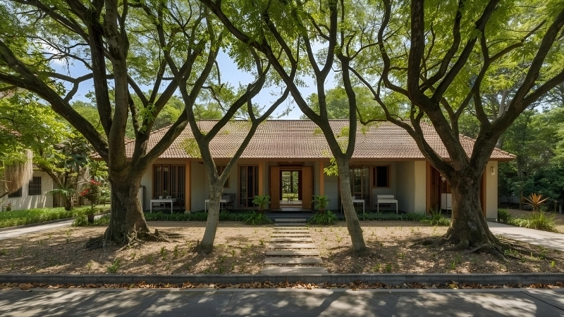 Không gian nhà vườn ngoại ô Sài Gòn thoáng đãng