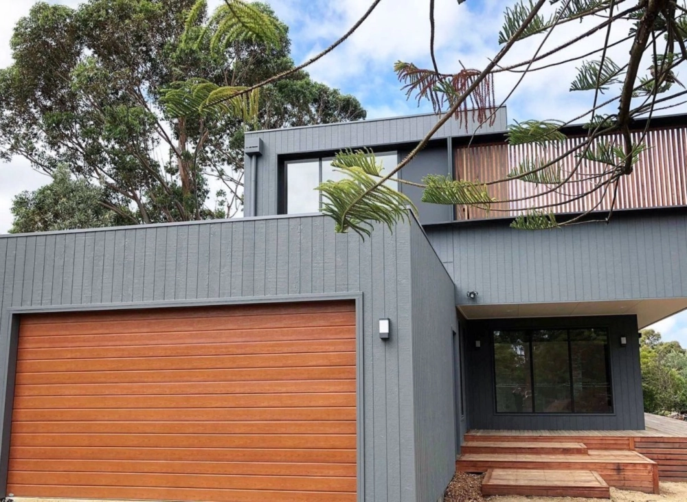 Nhà tiền chế 2 tầng kết hợp khung thép và gỗ tự nhiên