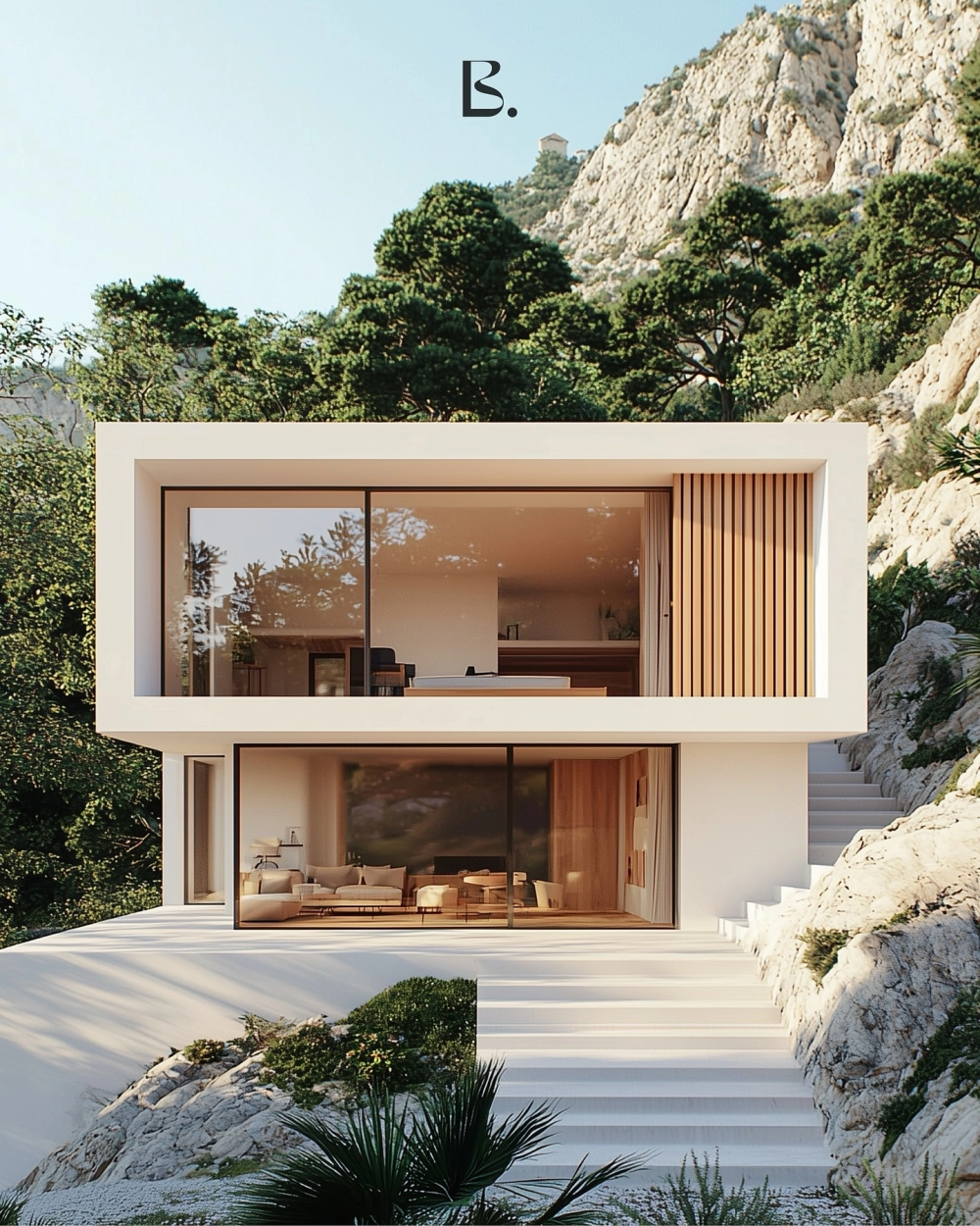 Không gian nội thất nhà tiền chế 2 phòng ngủ tiện nghi