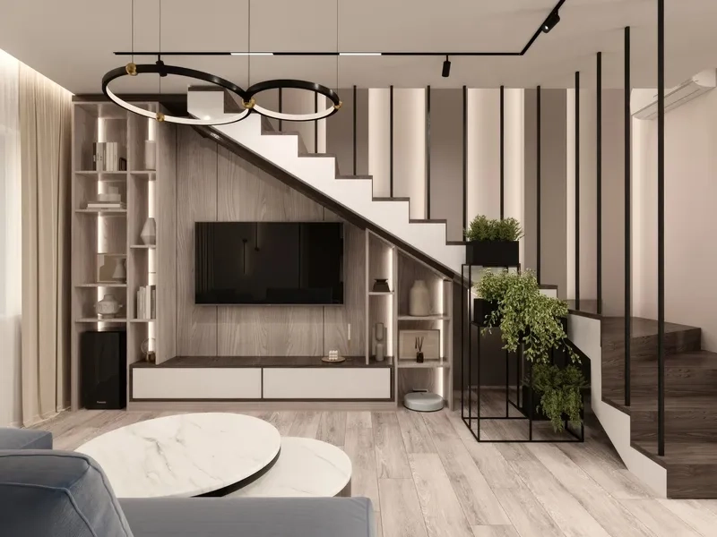 Thiết kế phòng khách tân cổ điển