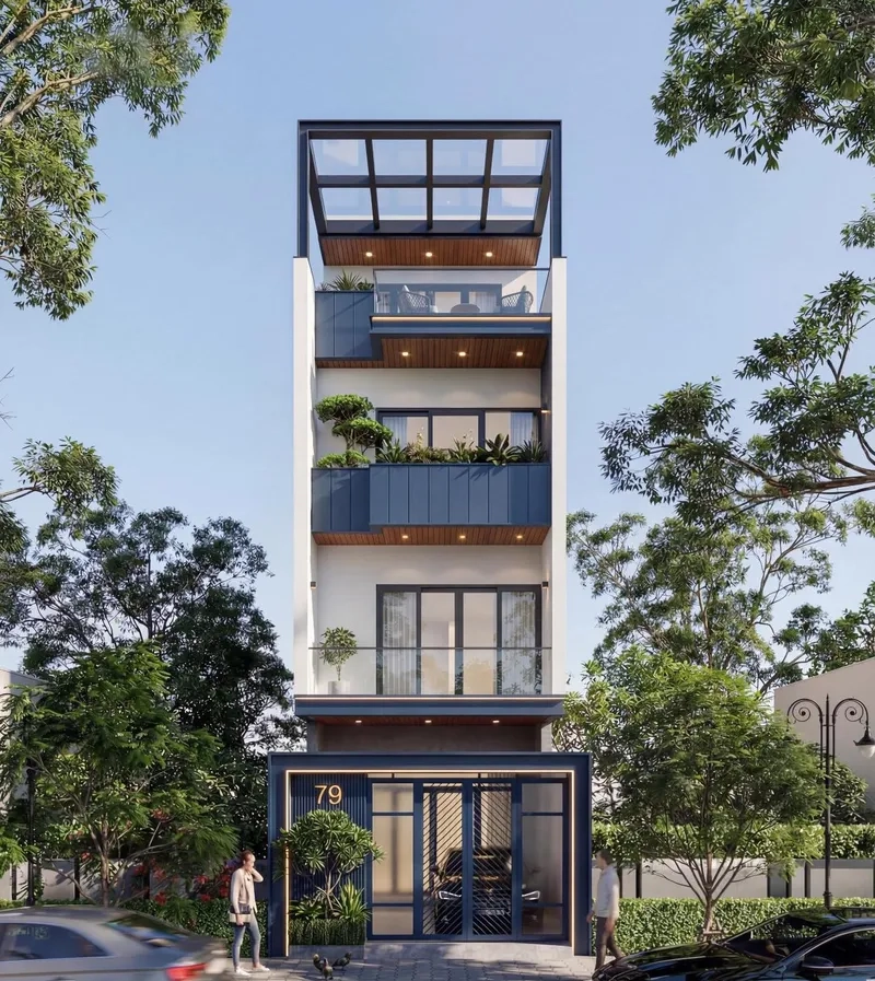 Mẫu nhà phố hiện đại