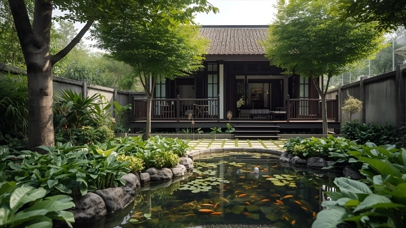 Xu hướng thiết kế sân vườn 2025 hướng đến sự tối giản và bền vững