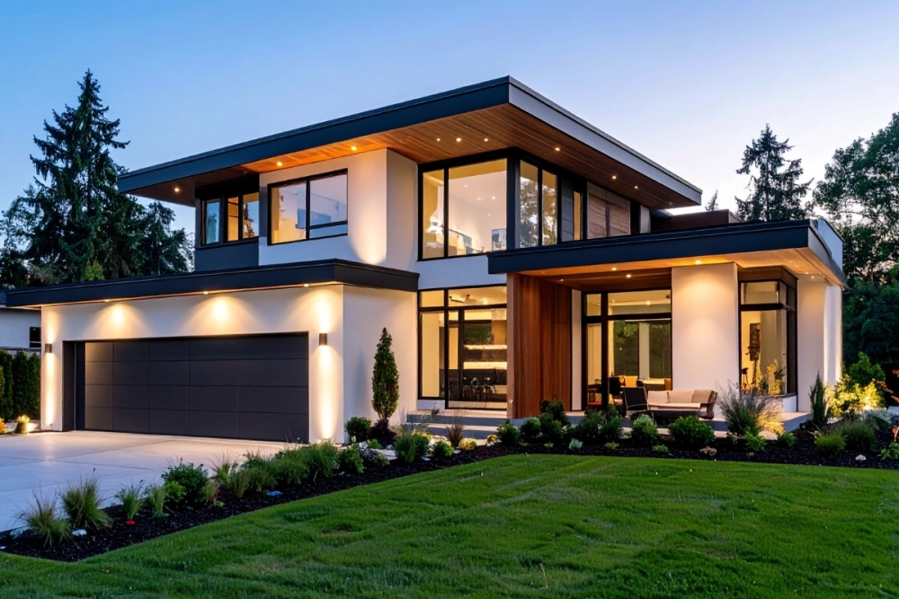 Mẫu thiết kế nhà vườn 1000m2 với tiểu cảnh hồ cá koi