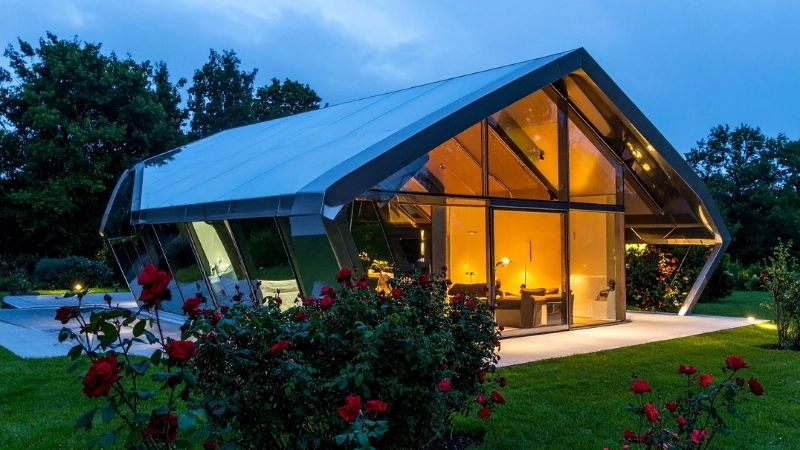 Không gian nhà gỗ ven sông mộc mạc hòa mình vào thiên nhiên