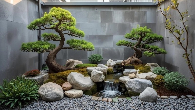 Tận dụng không gian chết với tiểu cảnh gầm cầu thang hiện đại